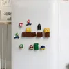 Tecknad kylskåpsmagnet klistermärke DIY Creative Cute Kawaii 3D Kylskåp Köksdekoration Hemprydnad 240429