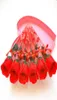 10pcslot dekor rose konstgjorda blommor siden blommor blommor latex real touch rose bröllop bukett hem fest design blommor4372457