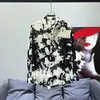 Men's Casual Shirts PFHQ Summer Light Luxury Handsome High Quality Ink Painting Long Sleeve Thin Art Delicacy Tops 21Z4188