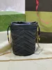 10a designer designer tassen mini -emmer 17 cm echte lederen schoudertas dame crossbody tas