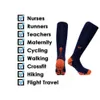 Sokken Hosiery Compressie Sokken Bloedcirculatie Anti-vette comfortabele afgestudeerde compressiekousen s Cycling Socks Sports Sokken Y240504