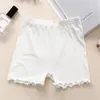 Pantaloncini da donna 4 pezzi di pantaloni di sicurezza delle ragazze anti-slip estate sottili gocche modali gocciola