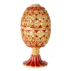 Bottles QIFU Handicraft Hollow Faberge Egg With Small Castle For Gift