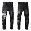 Amirir jean jeans pour hommes de créateur de pantalons skinny trous de denim homme droit de jambe slim fit zipper hip hop bikers pantalon moto amirir shoe denim teers jeans 454