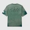 Designer Luxus lanvins klassisch modisch vielseitig lässige, komfortable Buchstaben Druck Waage Wasser Top gesprenkelte Tinte Farbe Paar Kurzarm T-Shirt für Männer