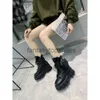 Praddas Pada Prax Prd Fur-in-One Boots Nouveau designer Chaussures de combat Military Boot Military Boot Military