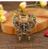 Elegant Butterfly Hair Grip Girl Fashion Retro Clip Metal Hai Top Delicate Bangs Accessoires Geschenk 240425