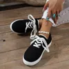 Scarpe casual Donne Sneakers Autunno Lace Up Flats Donne Le donne vulcanizzano Snealer da esterno da donna traspirante con scarpe sportive comode