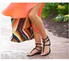 Zapatos mujer sandales rivet plage stag sandale chaussures d'été feme pierres ded gladiator plat à pointes à pointes plus taille # 9025 p9bs odal7156431