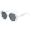 Солнцезащитные очки негабаритные овальные женщины Candy Coland Brand Fashion Gradient Sun Glasses UV400 Goggles Овер.