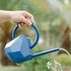 1.5L diamond shaped small nozzle long spout water bottle household small garden flower and juicy water tank 240428