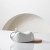 Teller weiße Porzellan Keramik Elefantenform gebutterte Butterbehälterschale mit Deckel für Kühlschrank des Kepperhalters des Arbeitsplatzes