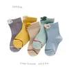 Chaussettes pour enfants chaussettes pour enfants dessin animées chaussettes mignonnes printemps automne garçons coton tube moyen chaussettes bébés softs coton chaussettes 5 paires y240504