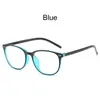 Okulary przeciwsłoneczne modne anty niebieskie światło łatwym obciążenie oka nerd okulary komputerowe okulary biurowe blokowanie okularów