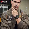 Нарученные часы Ofns Top Style Sports Men's Men's Watches военные кварцевые часы Водонепроницаемые светодиоды цифровые наручные часы для мужских часов Relogio