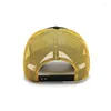 Ball Caps Custom Trucker Hat For Men Summer Mesh Sports With Logo Women 5 Panels Hollow Out Design Leisure Baseball Cap