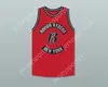 Custom Noy Youth/Kids DMX 84 Ryders Rough Red Basketball Jersey 3 S-6xl cuciti