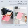 Sandwich broodbrood pizza vers bijhoudende opbergkoolstudent Silicone Portable Take-out kan worden verwarmd en verzegeld