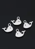 200st Silver Color Lovely Dolphin Whale Animal Charms Nautical Beach Pendant Jewelry Making DIY Handgjorda tillbehör A33802028285