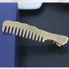 Hair Clips Small Comb Shape Golden Silver Plated Metallic And Pins Barrettes Women Jewelry