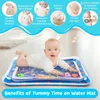 Baby Water Play Mat Cushion gonflable PVC Bétille Temps Toddler Toddler Water Pad pour les enfants Éducation précoce Développement d'activités Toys 240430