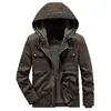 Vestes pour hommes manteau veste de moto à capuche Parkas Vêtements homme vêtements tactiques jakets manteaux d'hiver