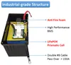 Zuid -Afrika NIEUW LIFEPO4 12V 24V 48V 100AH 200AH Lithium Batterij met LCD/Charger