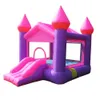 Pink Funhouse gonfiabile rosa rimbalzo castle moonwalk jumper jumper bouncy house per il cortile parco prato sportivo esterno per interni giocano divertenti piccoli regali per bambini giocattoli