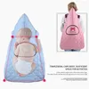 Couvertures pour le vent étanche à l'épreuve du vent Extérieur hivernure chaude épaissie de manteau à double face ergonomique avec porte-bébé enveloppe de capuche