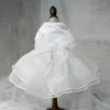 Vêtements pour animaux de compagnie robe de mariée de mariée fête des robes princesse pour les petits chiens costume de chat de luxe Costume blanc 240425