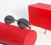 Óculos de sol redondos para mulheres CR7 Eyewear Modelo oval Modelo de metal retangular Frame Farme exclusivo Charme leve confortável 2236845