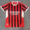 AC Milano Jersey 2024 Milans 125th Anniversary Football Dorts 24 25 Rafa Leao Giroud Pulisic theo ibrahimovic Kak Soccer Jerseys Kids Kid Player Version 24/25