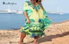 Cotton Long Beach Dress Robe de Plage Swimwear Women Cover ups Tunic Pareo Beach Cover up Kaftan Saida de Praia Beachwear7072838