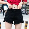 Shorts féminins 2024 Summer High Haist Jeans femme Fashion Fashion Rough-Edges Denim Short Pantal