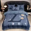 Quatro de Spring e Summer Quilt Capa Light Simple Ins Herburn Wind Four Seasons Universal Bed Linenbedding Sets Designer