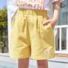 Shorts 2024 Sommer Kinder Mädchen Baby dünne Blume kurze Hosenhosen Kinder koreanischer Stil Freizeitkleidung 2-12 Jahre