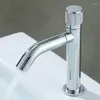 Bathroom Sink Faucets Basin Faucet Deck Mount Black Chrome Single Cold Tap Stainless Steel Kitchen Washbasin Lavotory