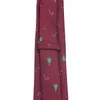 Laço laços de moda 7cm tie bule vermelho amarelo folha floral jacquard tecer gravata para homens festas de casamento de negócios acessórios de pescoço formal