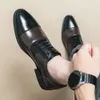 조합 남성을위한 디자이너 더비 색상 공식 수제 비즈니스 이브닝 드레스 트리플 공동 남자 신발