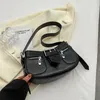 Вечерние сумки Jin Mantang Zipper Design Phouse Honders для женщин кожаная женщина 2024 тренд Spring Fashion Sadgags сумки для подмышки