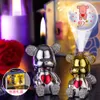 Lovers Bear Lighter Projector Set Cartoon Keychain Lighter Valentine's Day Gift
