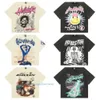 Heren T Shirts Designer grafische tee zomer losse T -stukken Topsfashion man Hip Hop Casual Shirt Luxe Haikyuu kleding Street Shorts Sheeve kleren vrouwen T -shirts