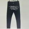 Luxury Mens Black Stretch Slim Fit Hole Jeans Drilling Designer Punk Trousers Street Denim Rhinestone Pencil Pants Y2K 240426