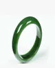 Natuurlijk Jade Mountain Material Kunlun Jasper Wide Hand Bracelet Vrouw Jade Jade Spinazie Green Jasper Bracelet3001150