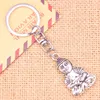 КЛАЧЕСКИ 20pcs Fashion KeyChain 39 23 мм Медитируйте Будду подвески DIY Мужчины ювелирные украшения -арма