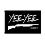 Yee Yee Flag Earl Dibbles Jr Black Flag Gun Hunting Dubbele gestikte vlag 3x5 ft Banner 90x150cm feestcadeau 100D Gedrukt Sellin9068409