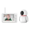 Трансграничный 5-дюймовый экран ребенок монитор ребенка поддерживает температуру и выявление плача