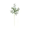 Fleurs décoratives chambre en plastique vert plastique artificiel branche d'olive élégant faux arbre branches salon bureau décoration de bureau