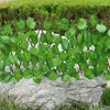 Fleurs décoratives 1pc Feuilles de garderie murale mini clôture de simulation petites plantes vert