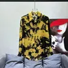 Men's Casual Shirts PFHQ Summer Light Luxury Handsome High Quality Ink Painting Long Sleeve Thin Art Delicacy Tops 21Z4188